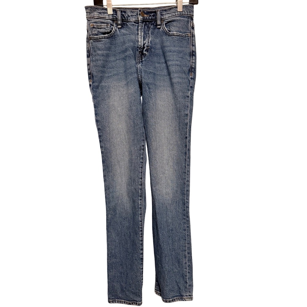 Habitual Logan Straight Leg Jeans Size 2 Blue Lake Wash Denim Stretch Classic